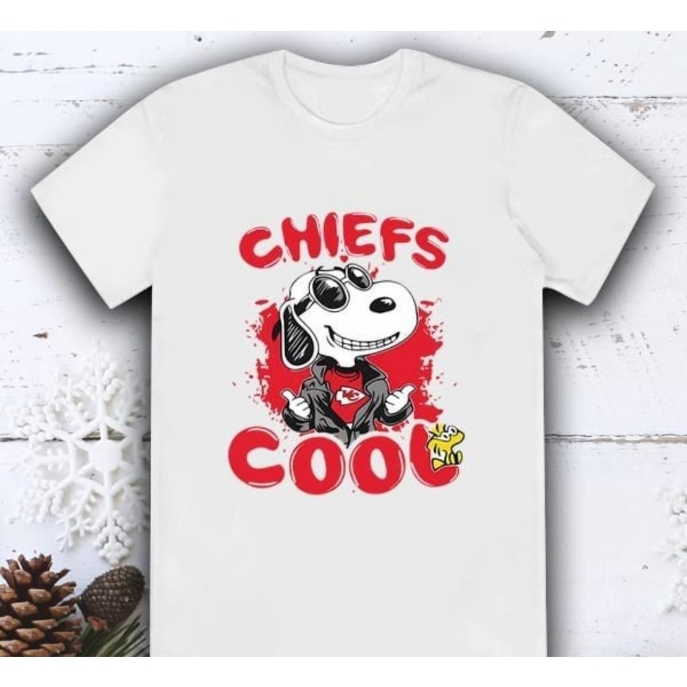 Snoopy Kansas City Chiefs Cool Kansas City Chiefs NFL Logo Shirt